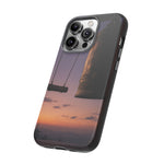 Temple Bell Sunset Phone Case Japan Zen Tough Case