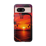 Basketball Court Sunset Phone Case | Tough Phone Case