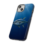 Yellowfin Tuna Phone Case, Deep Blue Water Tough Cover, Gift