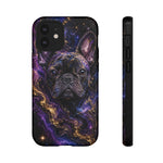 French Bulldog Galaxy Marble Art Tough Phone Case
