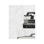 1970 Chevelle SS 3-View Microfiber Throw Blanket Classic Muscle Car