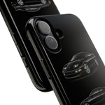 Black 300ZX Sports Car Tough Phone Case - Multi View