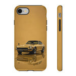 Antique Gold Fairlady Z Phone Case, Classic JDM Tough Cover