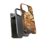 Ramen Cat Phone Case, Slurping Noodles Folk Art Cover, Gift