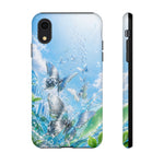 Copy of Silver Butterflies Tough Case | Blue Sky Water Droplets Phone Cover