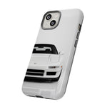 White NSX Phone Case, Retro 90s JDM Supercar Cover, Gift for Car Lovers