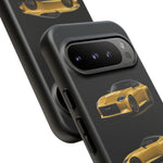 Gold Fairlady Z Classic Sports Car Tough Phone Case - 3 View