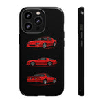 Z28 Red Triview Phone Case Classic Car Illustration