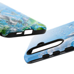 Copy of Silver Butterflies Tough Case | Blue Sky Water Droplets Phone Cover