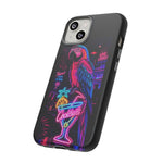 Neon Parrot Cocktails phone case | Tough Cases