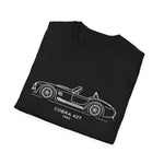 427 Cobra Roadster Shirt 1965 | Vintage Classic American Sports Car Retro Line Art Graphic T-Shirt