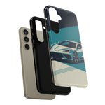 Retro Teal Sports Car C8 phone case | Tough Cases