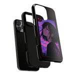 Melancholy Anime Girl Phone Case Vaporwave Tough Case