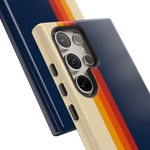 Retro Rainbow Stripe Phone Case | Tough Phone Case