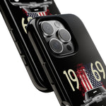 1969 Camaro SS American Flag Tough Phone Case Cover Gift Art