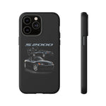 Black S2000 Roadster Collage JDM Tough Phone Case Cover Gift