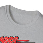 1988 Porsche 911 Turbo Slant Nose Cabriolet T-Shirt — Red Sports Car Graphic