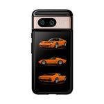 Orange Miura Classic Supercar Tough Phone Case - 3 View
