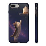 Curious Munchkin Kitten Reaching Cookie Jar Phone Case | Tough Case
