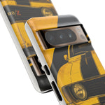 Z28 Yellow Camaro Retro Poster Tough Phone Case