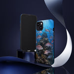 Snapper Reef Phone Case, Sunlit School Ocean Fishing Tough Cover