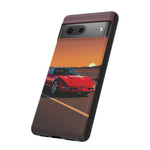 Red C4 ZR-1 King of the Hill Art Tough Phone Case