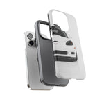 White C6 Z06 Front View tough phone case for Sports Car Drivers