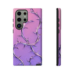 Chrome Thorn Vine Phone Case Vaporwave Tough Cover
