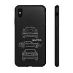 1986 Supra Triple View Line Art JDM Tough Phone Case Cover