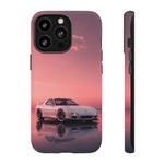 White FD RX-7 Blush Pink Sky Tough Case
