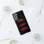 Red 370Z Sports Coupe Tough Phone Case for JDM Enthusiasts