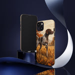 German Shorthaired Pointer Pointing Art Tough Phone Case