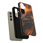 Charger RT Phone Case, Black Coastal Highway Motion Blur