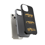 Gold Fairlady Z Classic Sports Car Tough Phone Case - 3 View