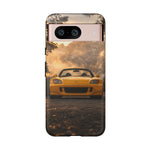 S2000 Phone Case, Yellow JDM Roadster Foggy Mountain Pass Cover