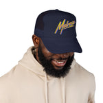 Melrose Retro Trucker Hat Neon 80s Synthwave Foam Snapback Cap Vintage Style