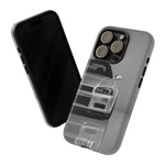 Silver Skyline Phone Case, R34 GTR 90s JDM Legend Tough Cover for Men Gift