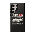 R34 Skyline GT-R JDM Rising Sun Tough Phone Case Cover Gift