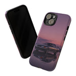 Sunset Skyline GT-R R32 phone case | car reflection, purple dusk