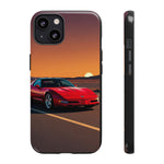 Red C4 ZR-1 King of the Hill Art Tough Phone Case