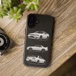 R32 Skyline Phone Case White, Three-View Vector Cover, Gift GTR Fans