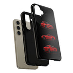 Red 370Z Sports Coupe Tough Phone Case for JDM Enthusiasts