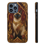 Siamese Cat Thai Royal Portrait Art Tough Phone Case