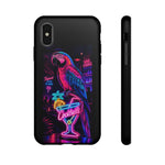Neon Parrot Cocktails phone case | Tough Cases