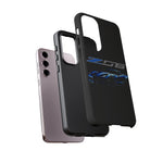 Blue C7 Z06 Sports Car Tough Phone Case Track Style Cover Gift