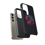 Great Dream Wave Circular Badge Vaporwave Phone Case – Japanese Aesthetic