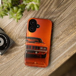 Orange Cuda Phone Case, 71 Classic Muscle Car Tough Cover