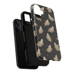 Vintage Ghost Pattern phone case | Halloween spooky stars design