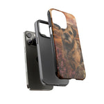 Border Terrier Earthy Watercolor Art Tough Phone Case