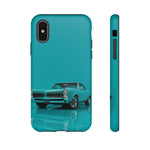Turquoise 1960s GTO Car Phone Case | Retro Muscle Car
